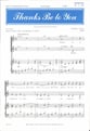 Thanks Be to You SATB choral sheet music cover